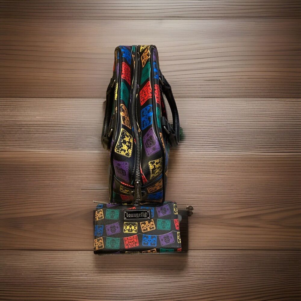 Loungefly Multicolor Patchwork Backpack - image 4